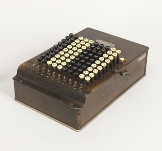Comptometer Calculator And Cover