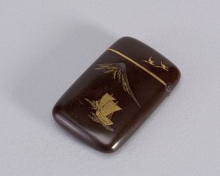 Sail Boats, Mt. Fuji and Cranes Matchsafe