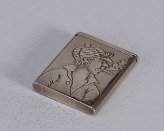 Young Man Smoking Matchsafe