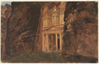 Drawing, Al-Khazneh, Petra