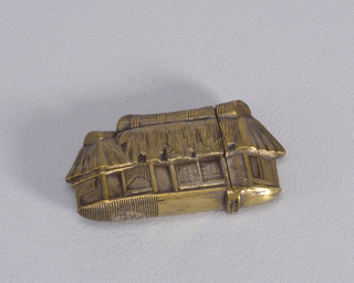 Japanese Thatched-Roof House Matchsafe