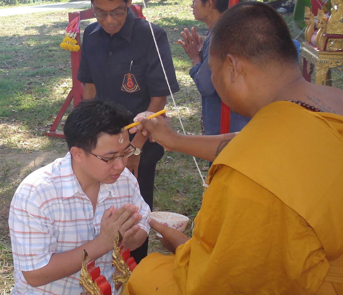 A ritual with Buddhist & Brahmanical elements