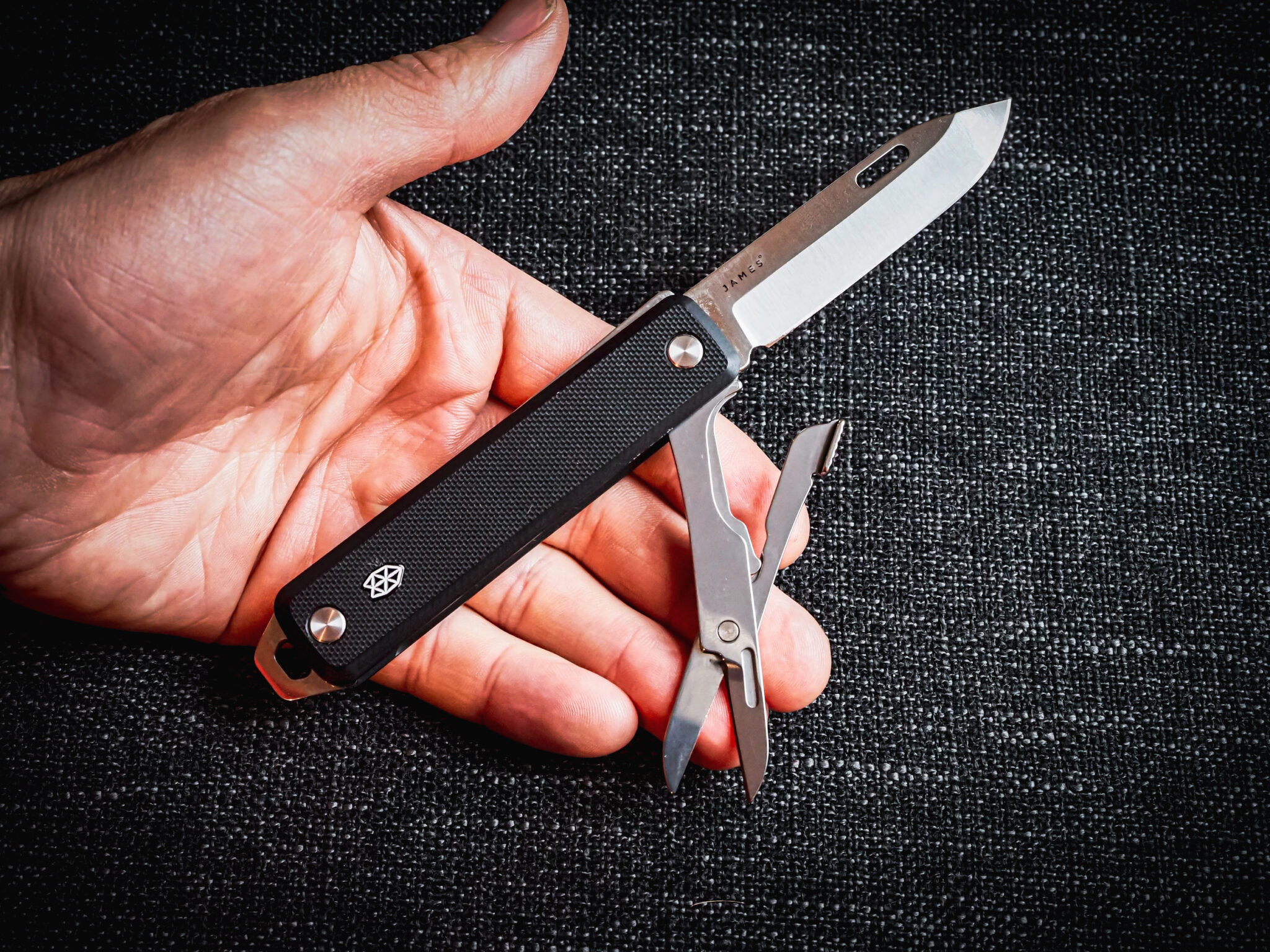 The James Brand 'Ellis' Review Pocket Knife, Scissors in an Elegant