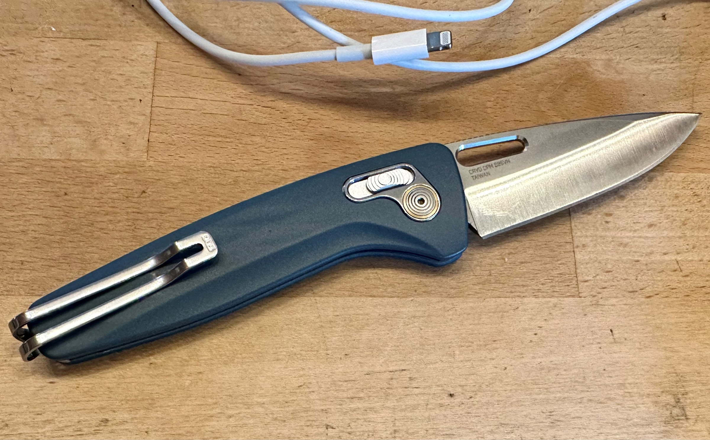 thumbnail image 2 of SOG One-Zero XR Pocket Knife 3.1 Drop Point CPM S35VN Black Blade 2 of 9