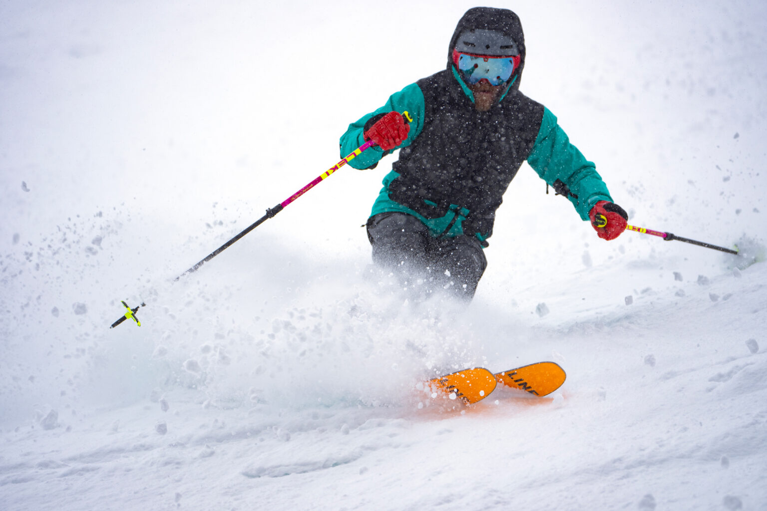 LEKI Spitfire Vario 3D Ski Poles and Copper S Ski Glove Review Bright