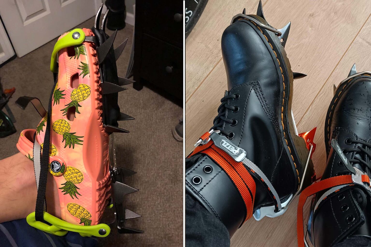 Not Quite Ready for Everest Reddit Users Reveal Homemade 'Crampons