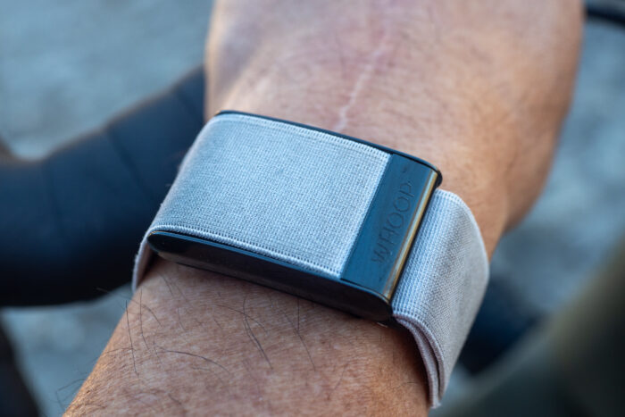 Whoop 4.0 on wrist
