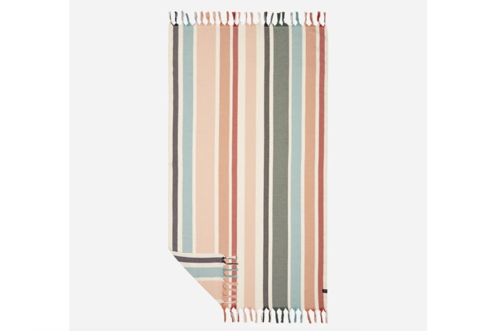 Slowtide Sig Zane Greyson Gray Woven Beach Towel - 30" X 60" Double-Sided Cotton Jacquard 6 thumbnail image