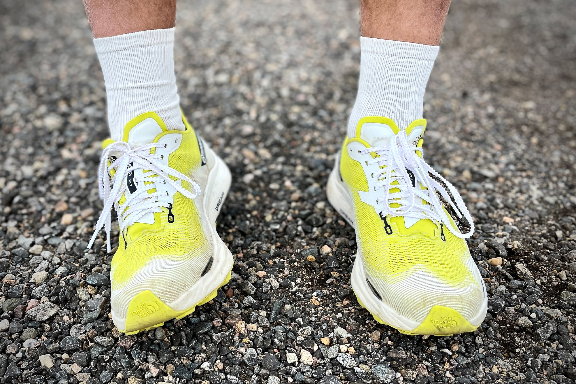 close up of The North Face Summit VECTIV Sky 2 shoes