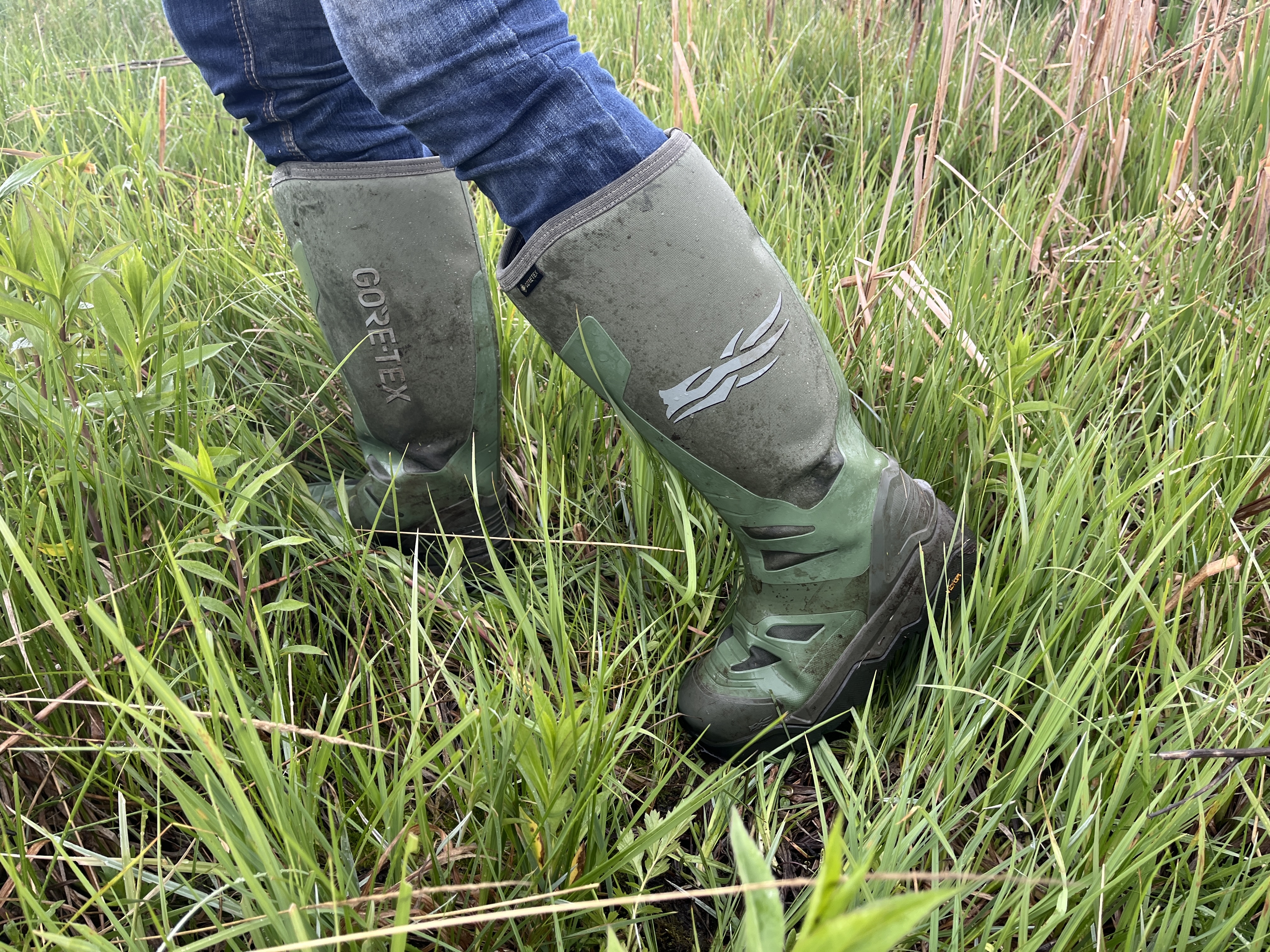 The SITKA VentLite GTX boots in a field