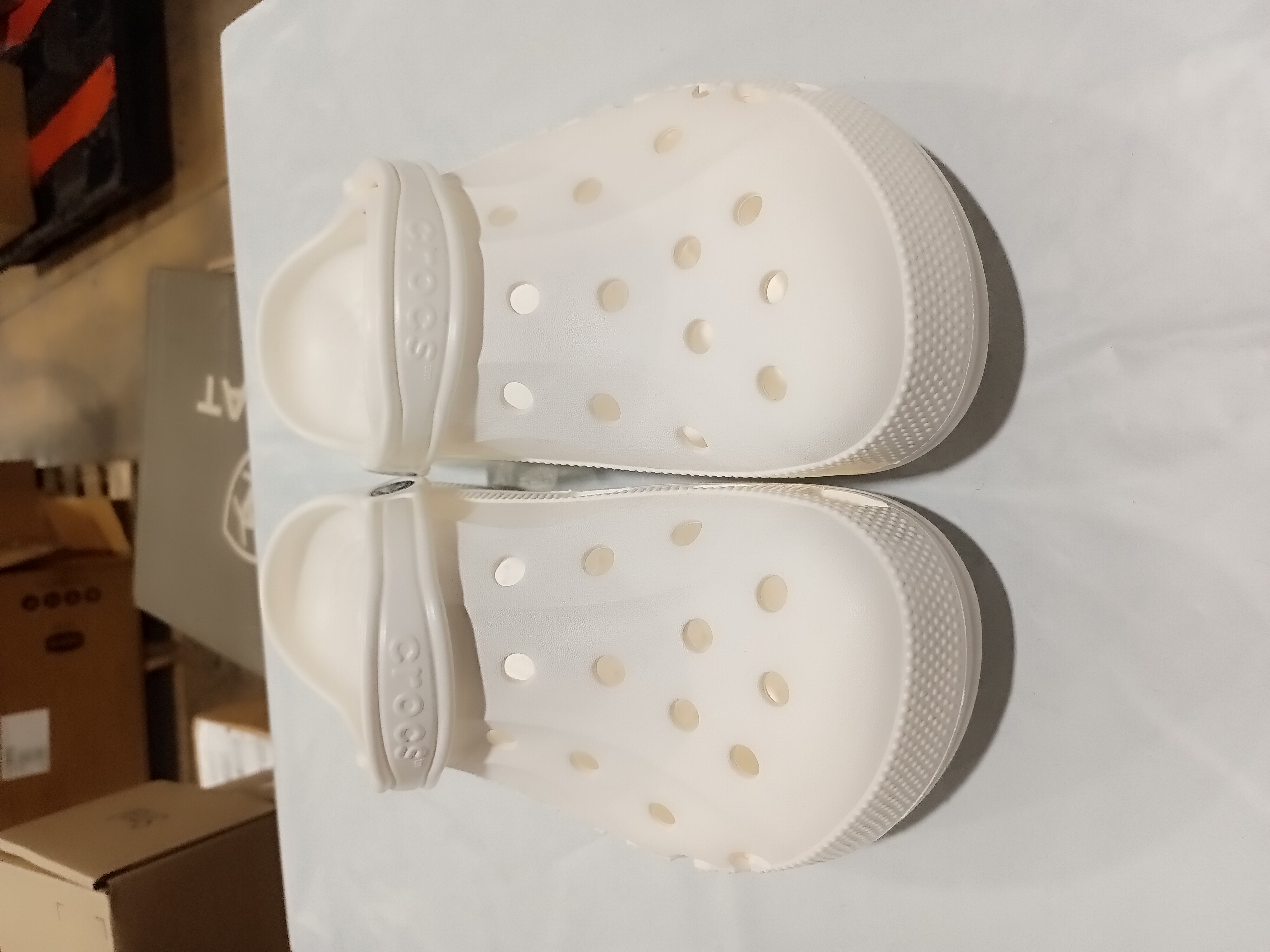 Crocs Baya Adult Unisex Clog White Shoes 2_a404b394-cc3e-4797-a6b1-  main image 3