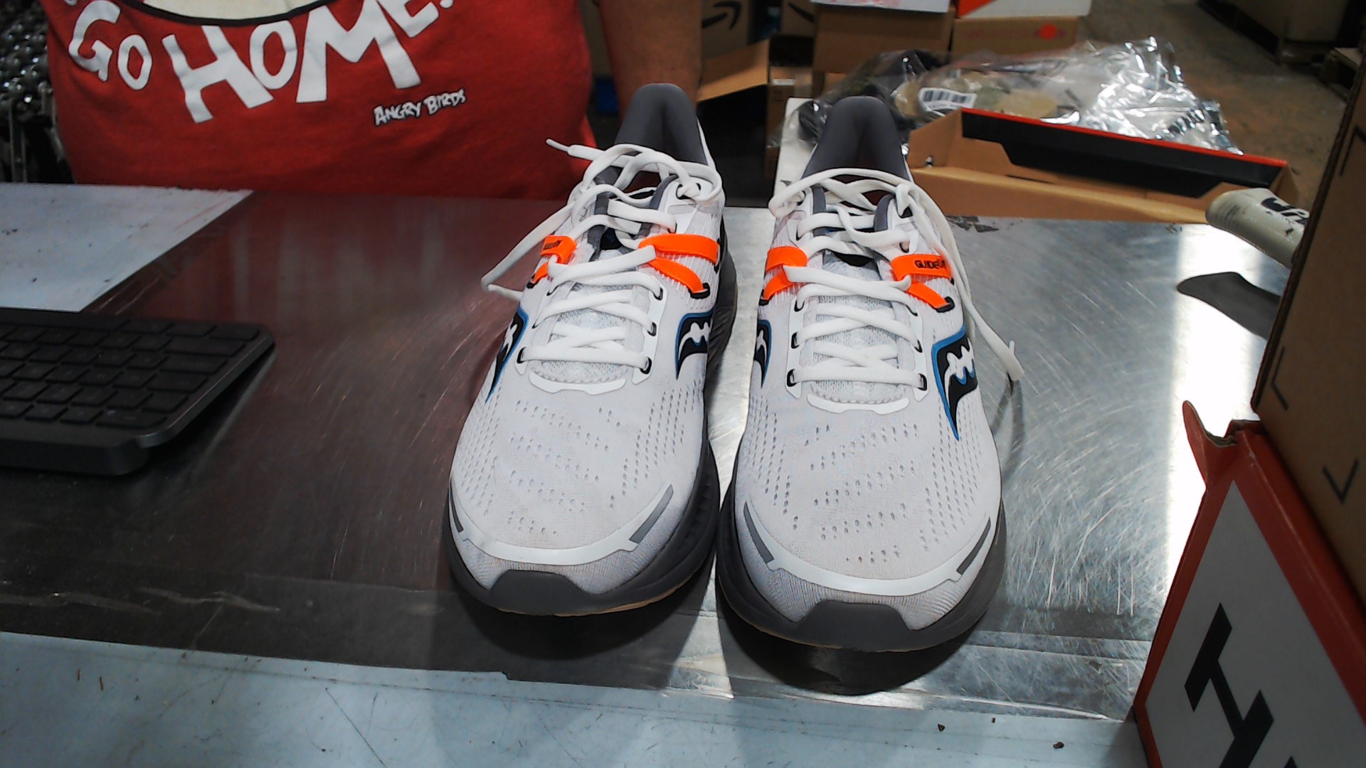 UsedLikeNew - Saucony Mens Guide 16, White/Gravel, 11.5 | eBay display picture 2