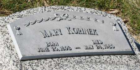 KORINEK, MARY - Saline County, Nebraska | MARY KORINEK - Nebraska Gravestone Photos