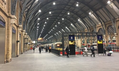 Platform 9 3/4 at King's Cross Station