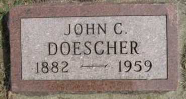 DOESCHER, JOHN C - Moody County, South Dakota | JOHN C DOESCHER - South Dakota Gravestone Photos