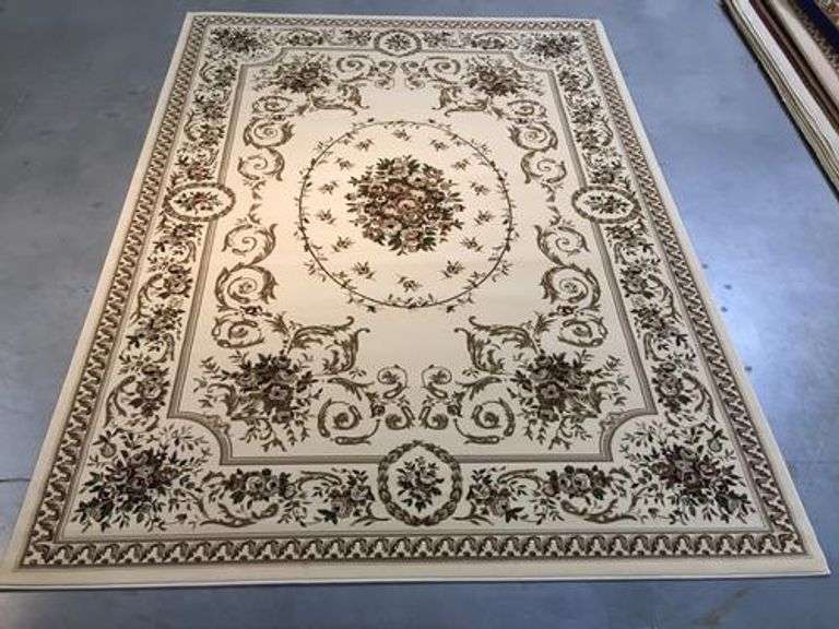 Classic French Euro Aubusson  Design Area Rug 8x11