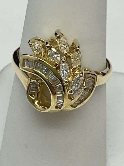 CERTIFIED BRAND NEW 14K YELLOW GOLD AND DIAMOND RING