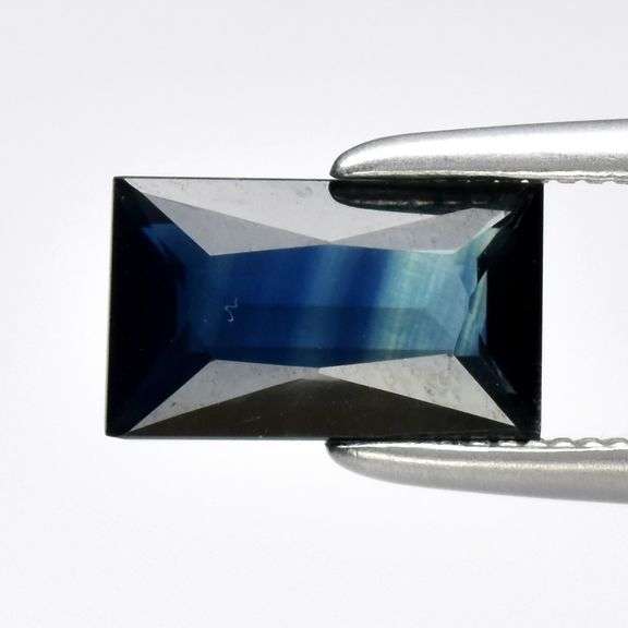 Real! 1.12ct striated green and blue Australian Sapphire! Heated only!