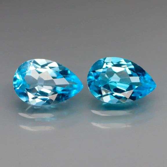 Brilliant! Don't miss this outstanding 7.21ct Topaz set! 12x8mm!