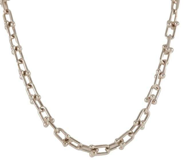 Italian Tiffany & Co. HardWear Small Link Chain Necklace in Sterling