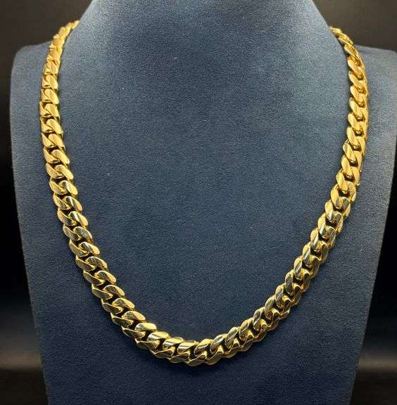 18K Yellow Gold Miami Cuban Link 204.8G