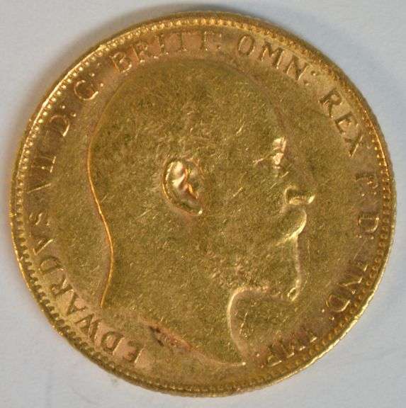 Nice1904 Great Britain Gold Sovereign. Edward VII