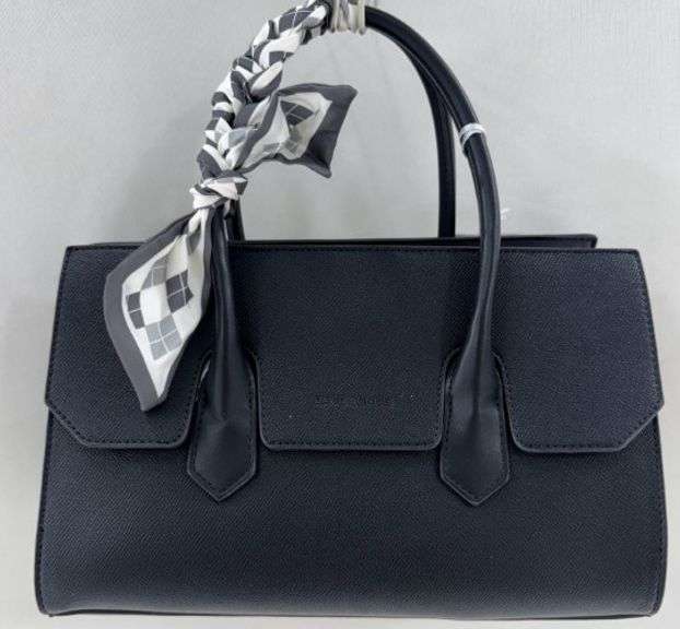 Designer Style Hand Bag By David Jones-Paris Detailed with Scarf