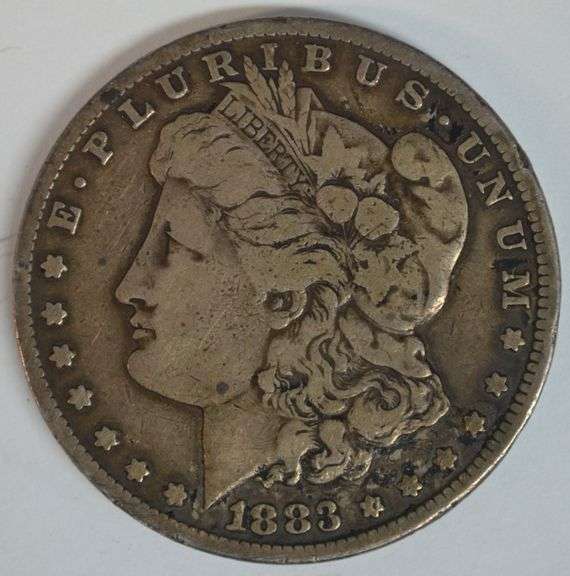 Sharp key date 1883-CC Morgan Silver Dollar. Nice
