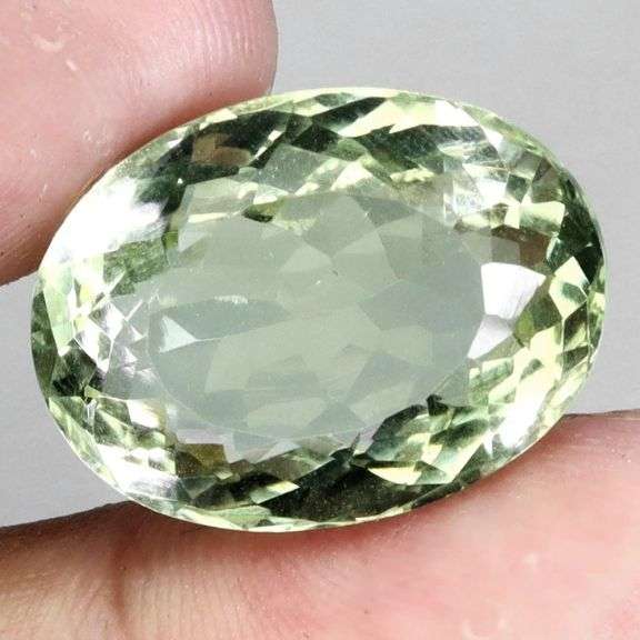 Huge! Brilliant! VS grade! 15.51ct natural platinum green Amethyst!