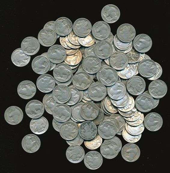 Bag of 150 Full Date Indian Head Buffalo Nickels