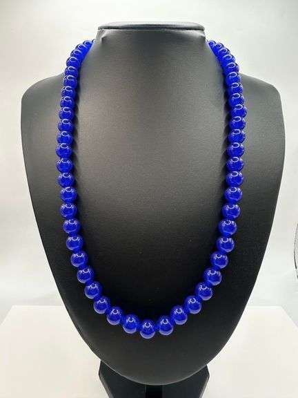 Beautiful Large 377 Cttw Natural Mined From The Earth Blue Sapphire Necklace