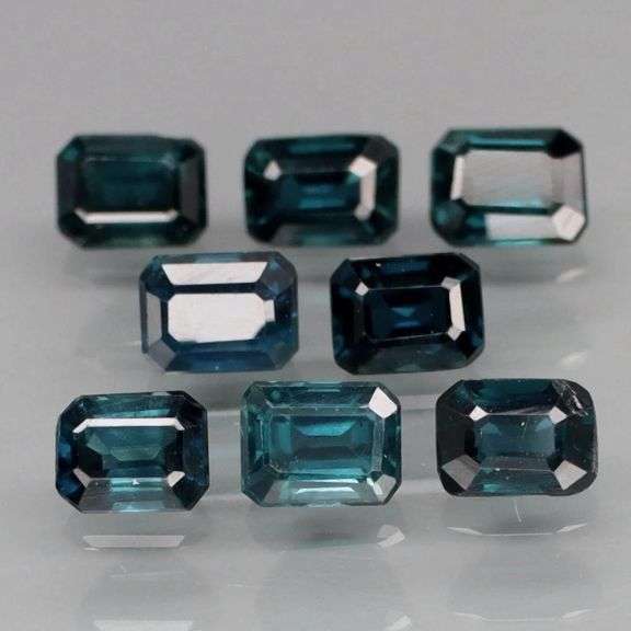 Beautifully colored 2.48ct ink blue Sapphire set