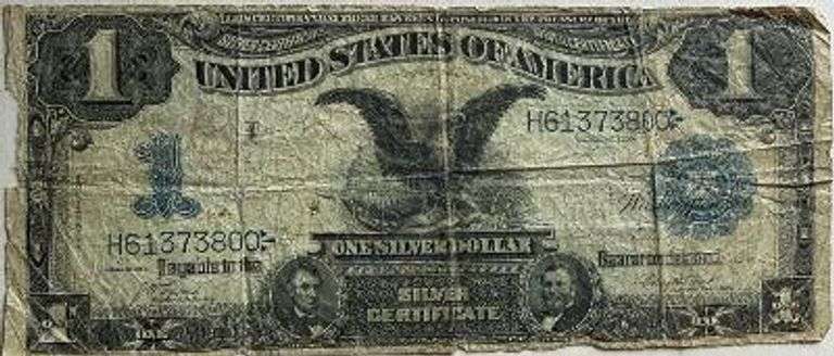 $1 1899 series Black Eagle Silver Certificate.