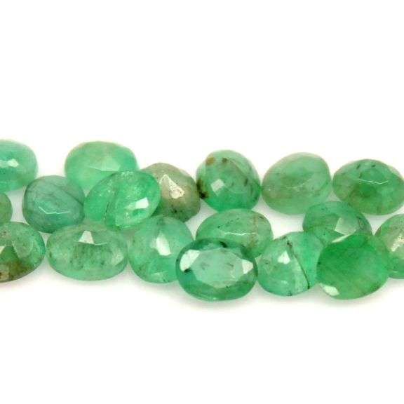 Real 6.35ct 18 piece Zambian Emerald set!