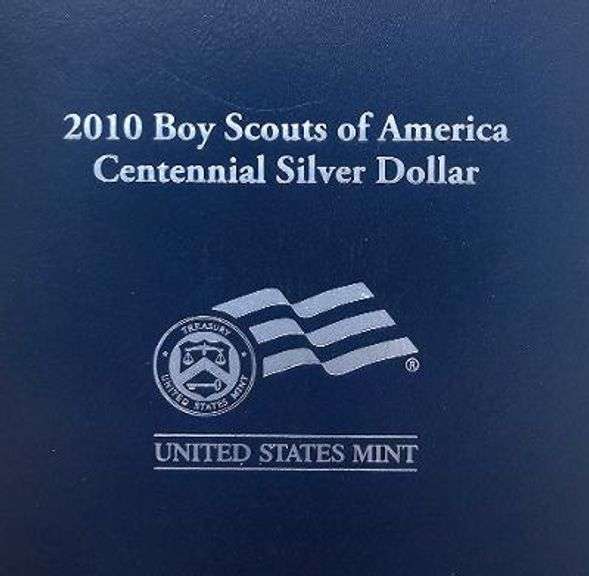 2010 Boy Scouts Proof Silver Dollar Comm