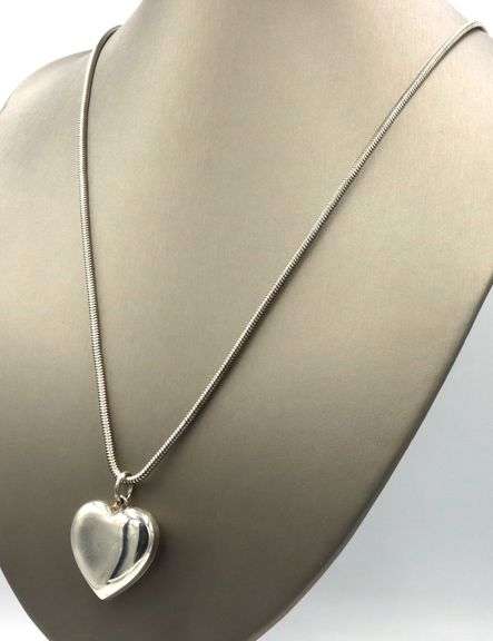 Tiffany & Co locket pendant on chain
