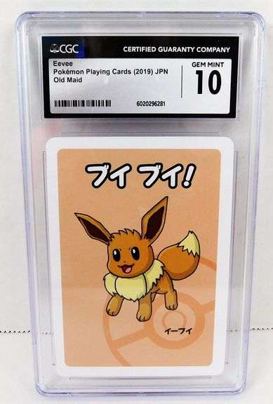 Pokémon 2019 Japanese Old Maid Card, 10 Gem-Mint