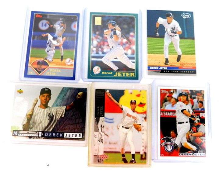 6 Derek Jeter Baseball Cards