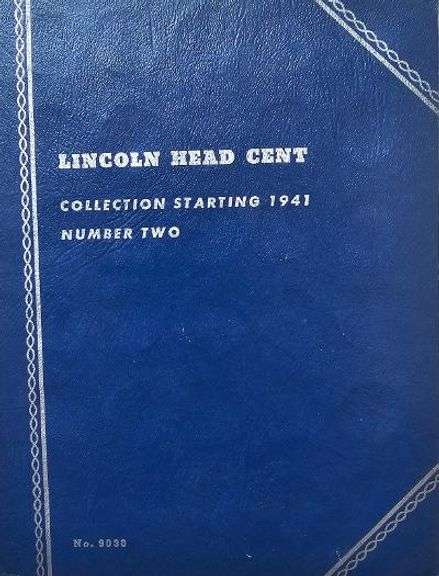 Six Mainly Complete Sets of Wheat Cents 1941-1958.