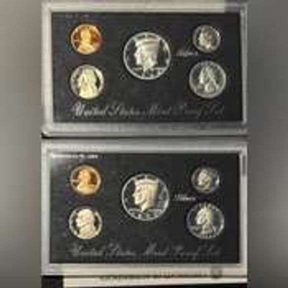 1993 & 1994 Silver US Proof Sets.