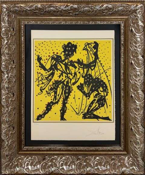 Exclusive Salvador Dali Signed Lithograph from The Twelve Apostles suite, 1978