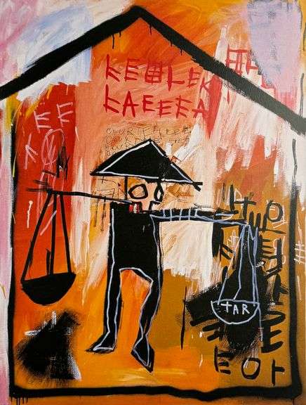 Colorful Jean-Michel Basquiat From 'The Art of Storytelling'