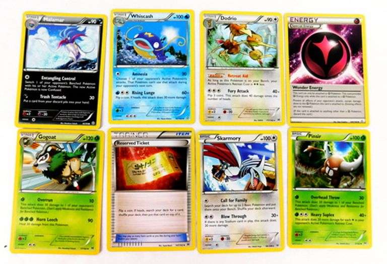 8 Pokémon 2015 Trade Cards