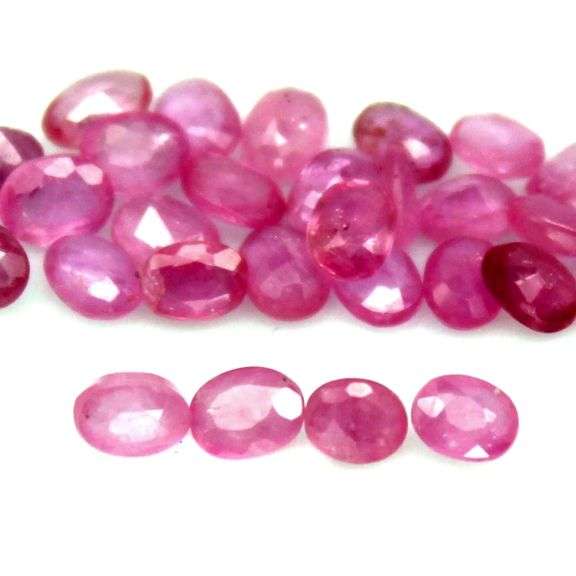 Real! Collectors 7.87ct pink Ruby set!