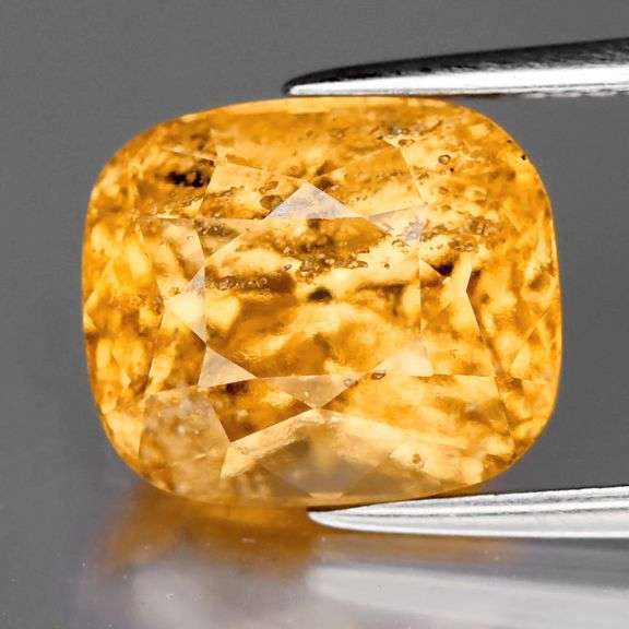 Rare! Collectors 7.09ct golden orange Grossular Garnet!