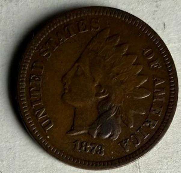 1873 Open 3 Indian Head Cent