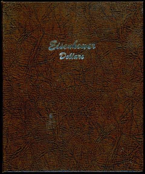 Run of 12 Eisenhower Dollars in Deluxe Album: 1971-1974-S