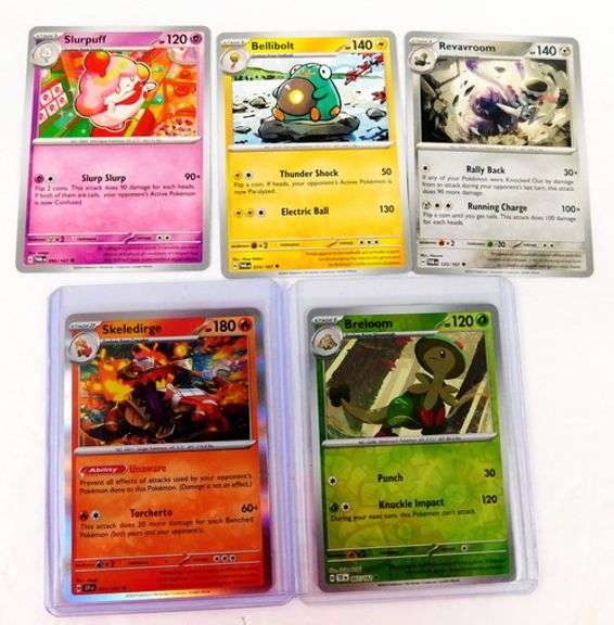 5 Pokémon 2024 Trade Cards
