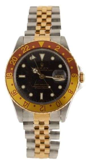 Vintage Rolex GMT-Master ‘Root Beer’ 16753 Two-Tone Men’s Watch