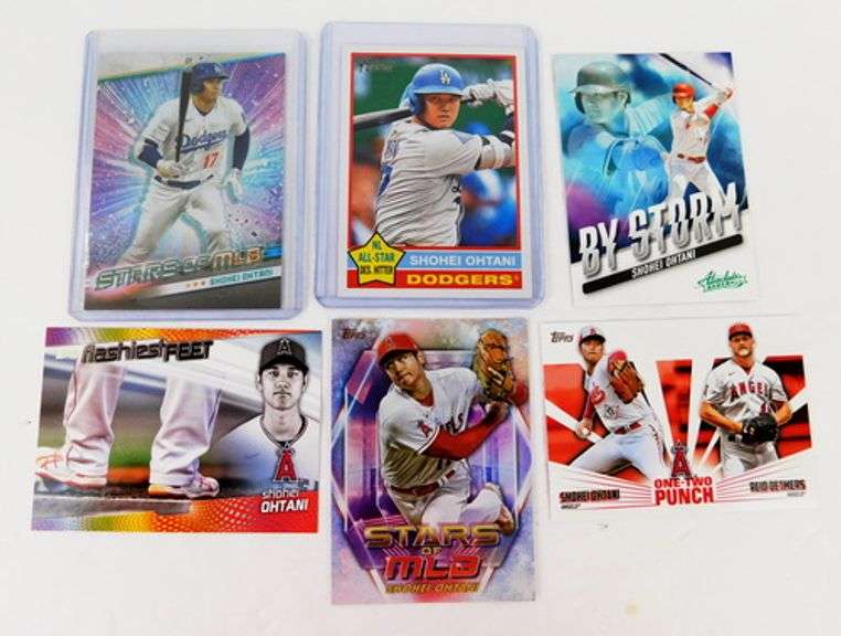 6 Shohei Ohtani Baseball Cards